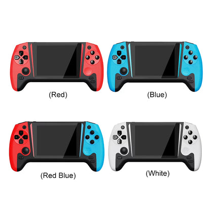 Gaming Console 3.5Inch LCD Screen Built-In 500 Games Nostalgic Game Console TV Connect 1200Mah for Kids Adults for Single Player