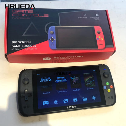 PS7000 7 Inch HD Retro Portable Handheld Video Game Console 6000+ Games Handheld Game Player Consola for PS1