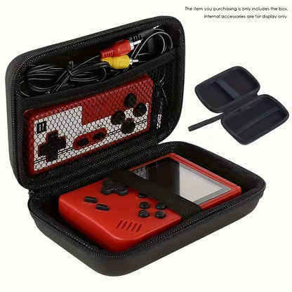 Handheld Game Console Carrying Case, Protective Travel Retro Mini Player Box for Charging Cable, Earpods, Batteries
