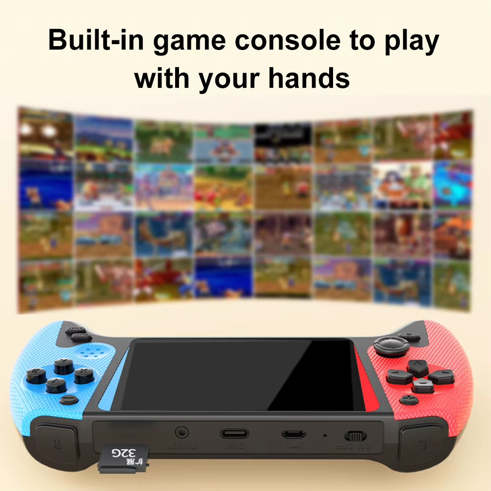 Retro Handheld Game Console 3.5Inch LCD Screen Built-In 500 Games Gaming Console 1200Mah Nostalgic Game Console for Kids Adults